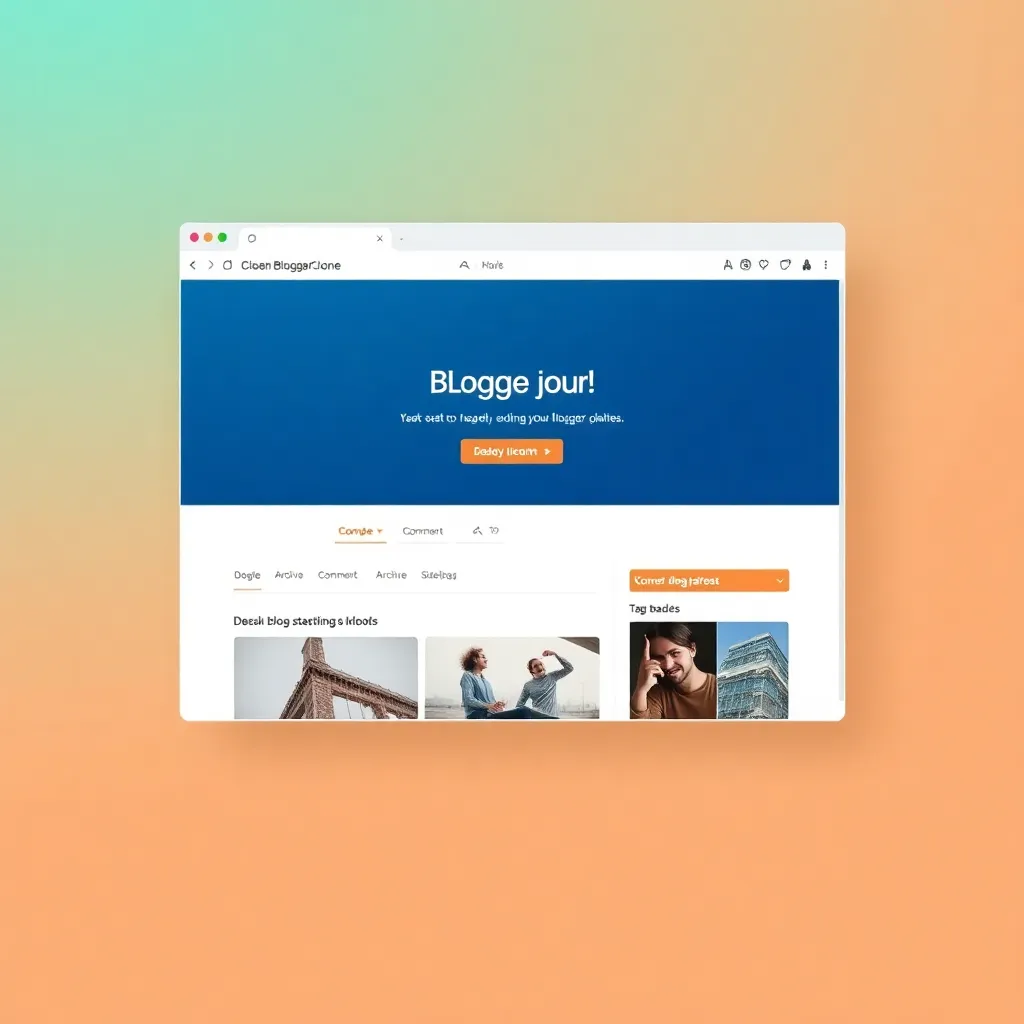 Blogger Clone screenshot