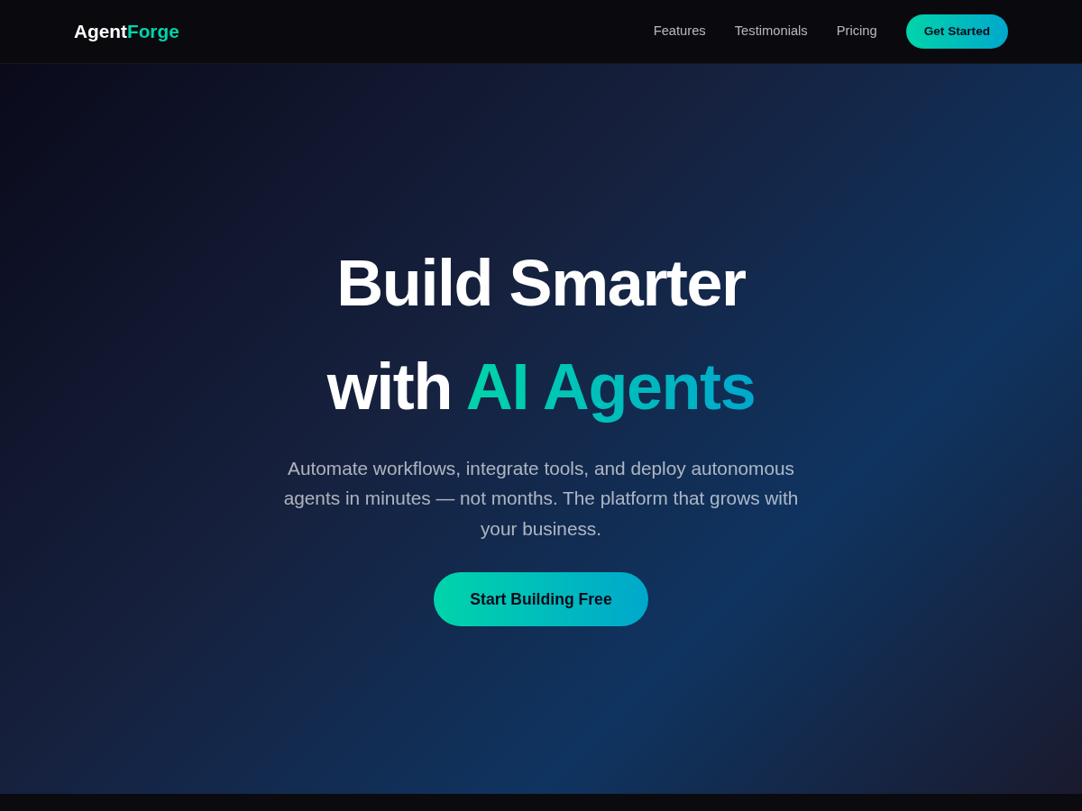 Product Landing screenshot