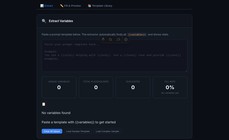 Variable Extractor screenshot